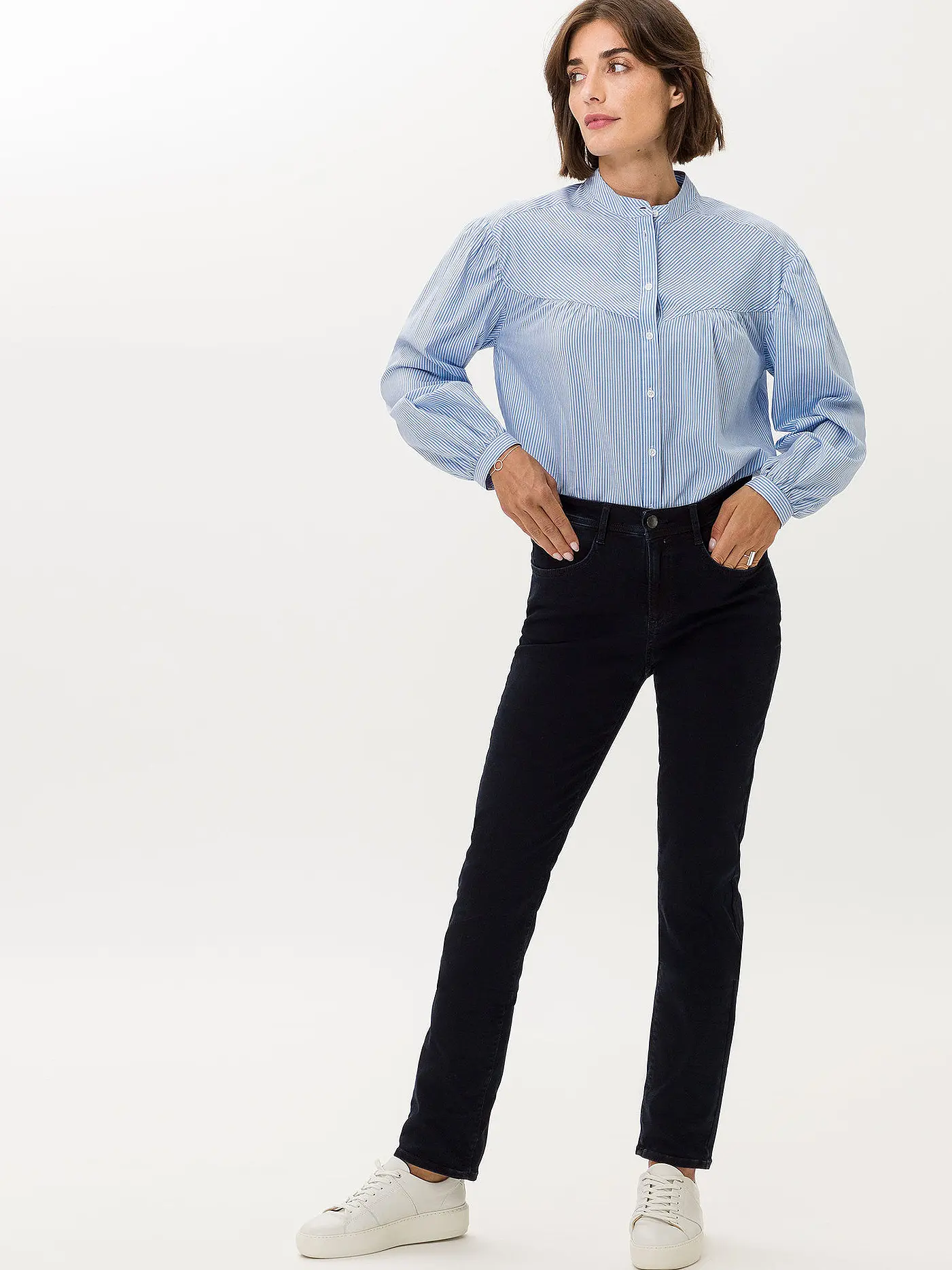 BRAX | Jeans Straight Fit CAROLA | dunkelblau